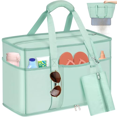 BTNEEU Grande Borsa da Spiaggia 45L Borsa Mare Donna Famiglia