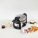 Cuisinart Round Flip Belgian Waffle Maker, Black/Silver, 1 inch thick, WAF-F30NAS