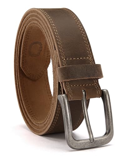 CHAOREN Mens Belts Leather - 35mm Genuine Leather Belt for Jeans - Men Gift for Casual Dress