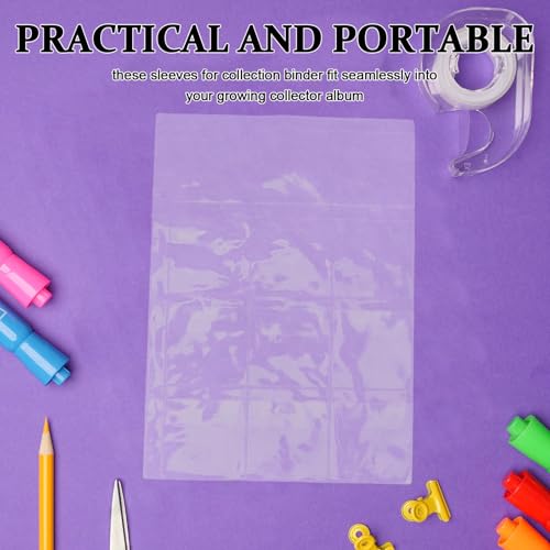 Álbum coleccionador de monedas PVC transparente portátil 8