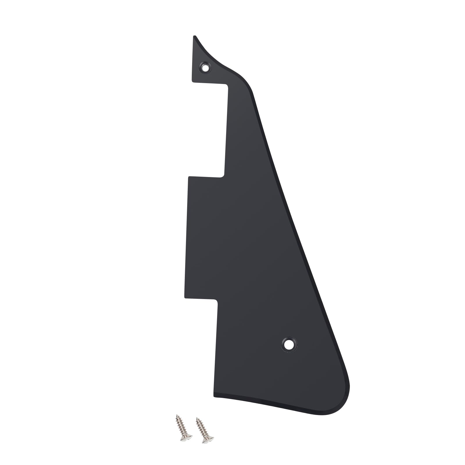 Banworks 1 Ply Les Paul Pickguard LP Pickguard Scratch Plate 2-Hole Electric Guitar Pickguard for Epiphone EPI Les Paul LP JT/HB-06 Matt Black