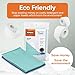 Superio Microfiber Glass Cleaning Cloth, Mirror & Window Miracle Cloth Lint & Streak Free, Washable, Large Eco-Friendly for Electronics, Cars, Tv Screens, Glasses...