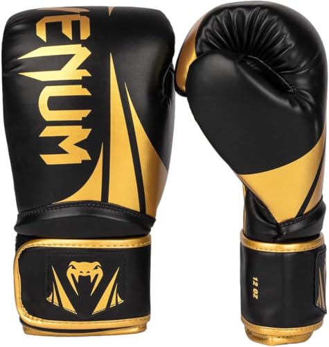 Venum Challenger 2.5 - Guanti da boxe - Nero/Oro - 14 once
