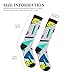 Dyale Fashion 80s Pattern Compression Socks For Women & Men Support For Travel, Nurses, Pregnancy, Athletic Running - Perfect For Everyday Wear