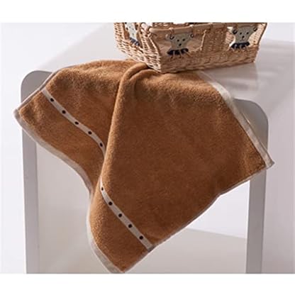 GSZCCZS Handtuch Baumwolle Satin Dot Handtuch Handtuch Handtuch dreiteiliges Set Home Badetuch Gesichtstuch (Farbe: B 3 Stück, Größe: wie abgebildet) (B 3 Stück wie abgebildet) – Bild 4