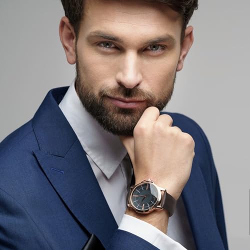 Vintage-Leder-Uhrenarmband, weiches Kalbsleder, universelles Ersatzarmband mit Edelstahl-Schnalle, 18 mm/20 mm/22 mm – Bild 4