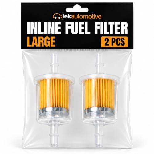 Image of Tek Automotive Large Inline Fuel Filter Universal Twin Pack