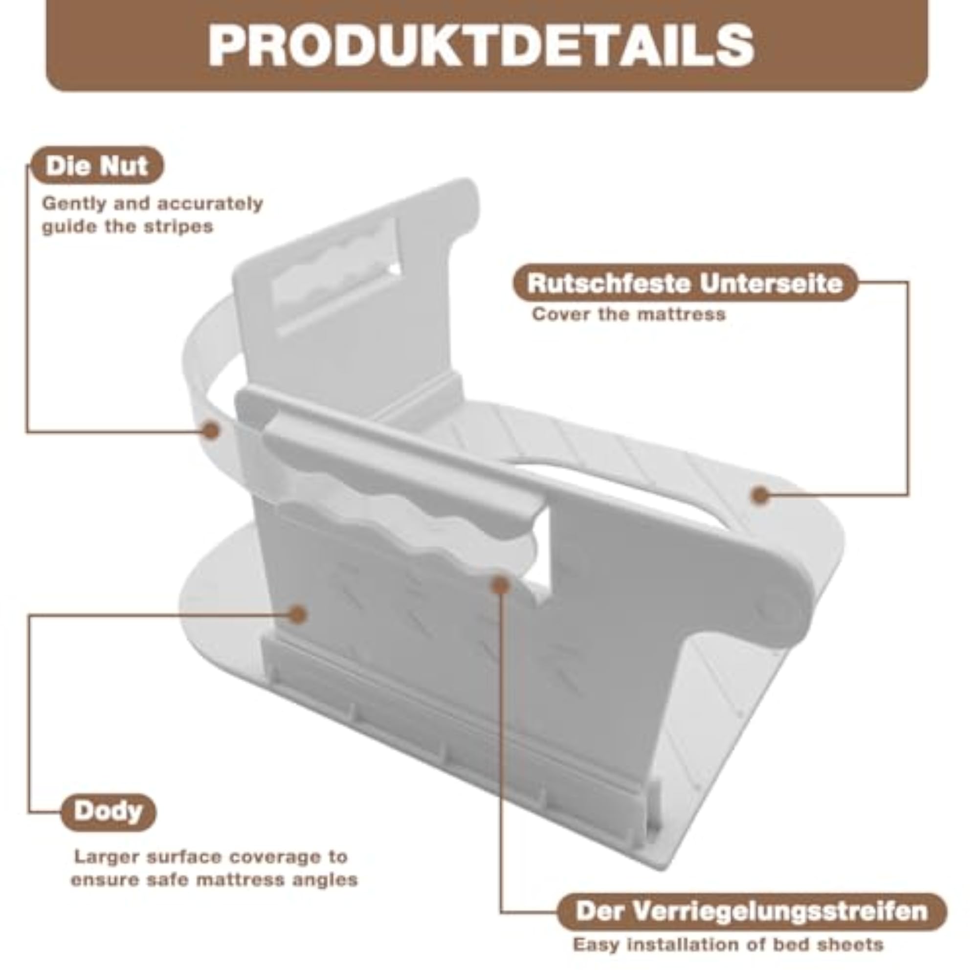 Bed Sheet Holders Corner Clamps Pack of 4