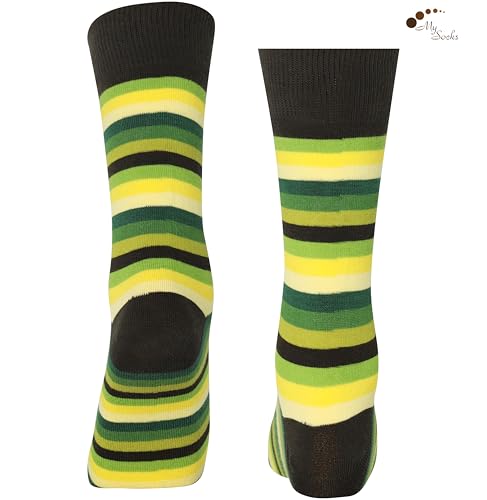Image of Mysocks Men and Women Crew Socks Extra Fine Combed Cotton Seamless Toe