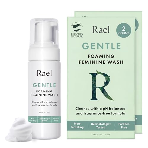 Rael Feminine Wash, Foaming Cleanser for Women, Unscented, Clean Ingredients