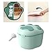 Gralara 10KG Food Storage Bin for Dogs and Cats - Airtight Dispenser for Rice and Cereal, Green