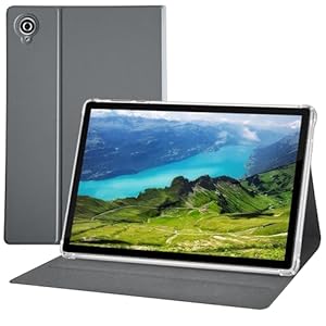 Tibuta Android 14 Tablet,10 Inch Tablets with Protective Case, Quad Core Processor, 5.0MP Front+8.0MP Rear Camera, 5000mAh Bluetooth IPS Tablets, Wi-Fi Tablet