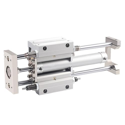 Cylindre pneumatique MGGMB32 triple axe anti-torsion à course réglable