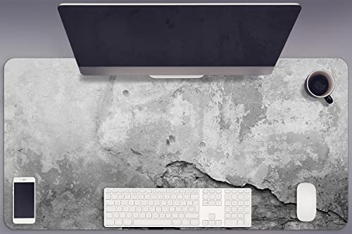 Sous-main de bureau gaming vinyle 120x60 cm au motif de vieux mur