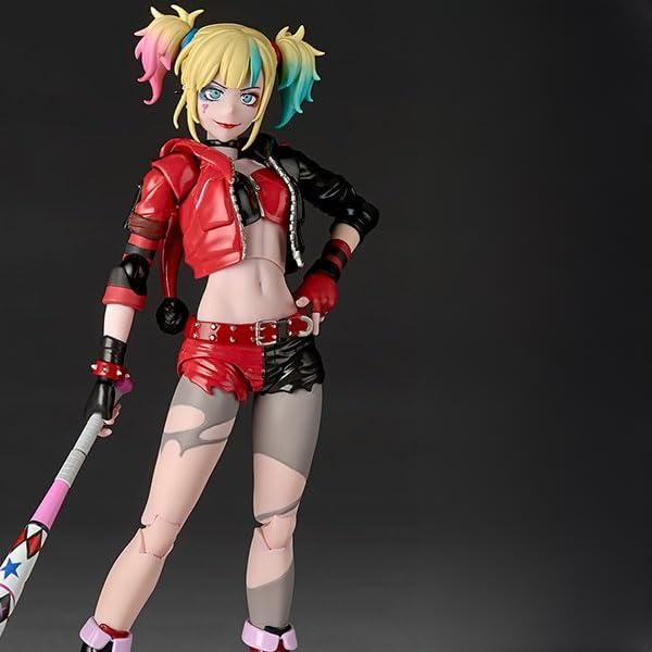 Revoltech Amazing Yamaguchi Harley Quinn Suicide Squad Isekai Ver. Action Figure