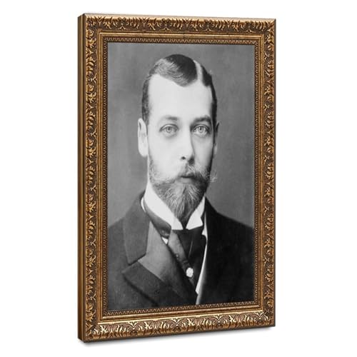 Impression George V art victorien cadre 30x45cm