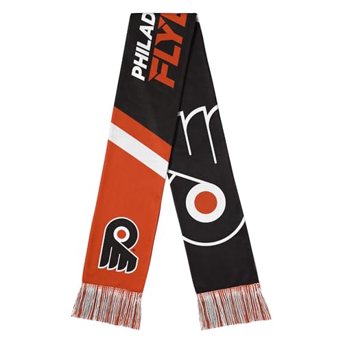FOCO NHL Unisex-Adult Official Reversible Team Graphic Printed Scarf (Philadelphia Flyers)