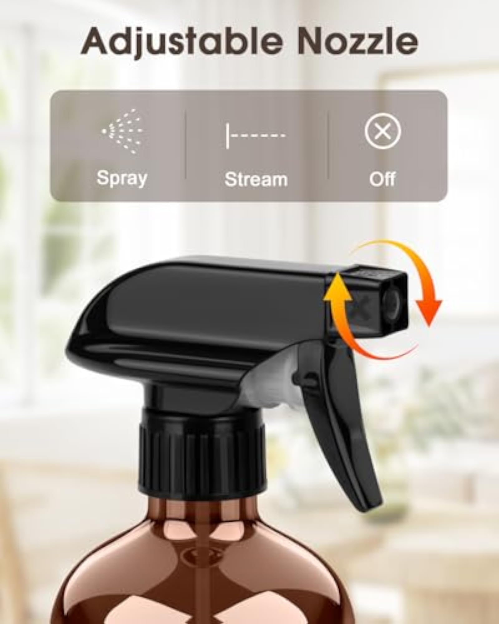 Glass Spray Bottle with Silicone Sleeve Protection