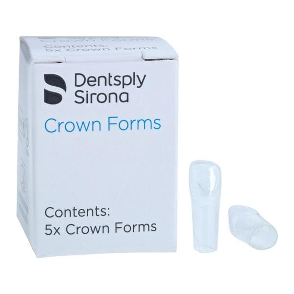 Dentsply Sirona 611505 Dental Crown Forms E2 Small Upper 5/Bx