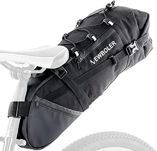 Lixada Bike Saddle Bag 3-10L MTB Bike Seat Pack Large Capacity Bicycle Tail bag Portable Cycling Seat Bag