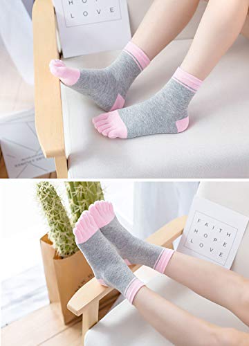 Zehensocken für Damen aus Baumwolle Fünf Finger Socken