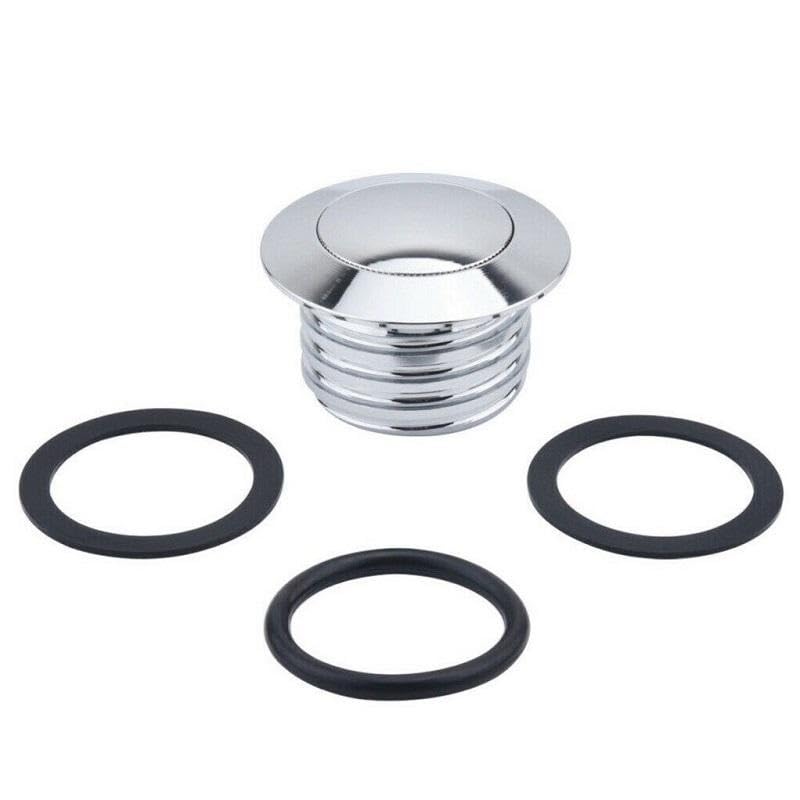 Bouchon d'essence escamotable en aluminium pour moto Harley Softail 2000-2017