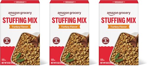 Amazon Fresh, Stuffing Mix Turkey Flavor, 6 Oz (Pack of