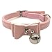 Pet Dog Collar Bowknot Dog Collars Cat Collar Adjustable Collar Pink 1pcs Practical