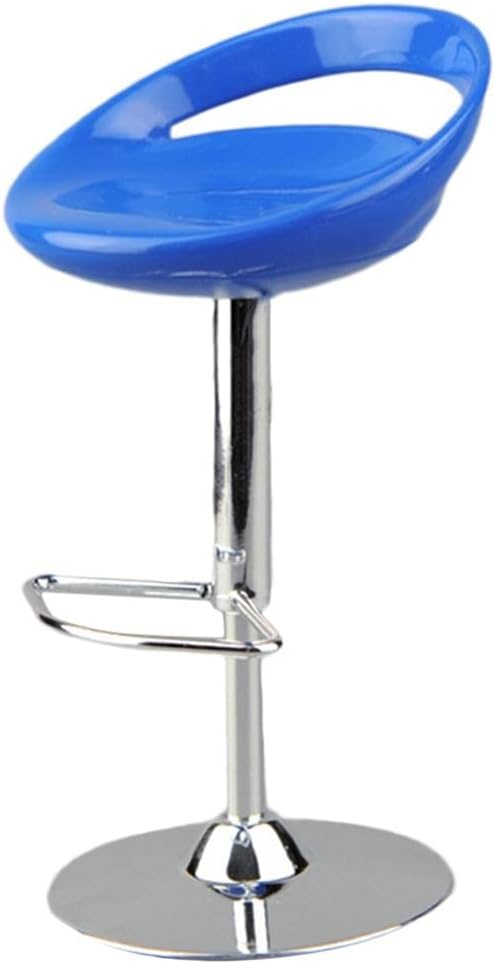 VELURA 1/6 Scale Round Swivel Chair Pub Bar Stool for 12'' Action Figures Blue|A 1/6 Bar Stool| TV, Movie & Video Games| TV, Movie & Video Games| Action Figures |Toys & Hobbies