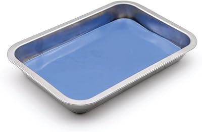 Standard Dissecting Pan, Stainless Steel, with Vinyl Pad