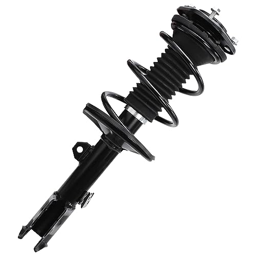 Image of Detroit Axle - 8pc Struts Kit for 2009-2013 Toyota Corolla [1.8L], 4 Front and Rear Struts with Coil Spring, Front 2 Knuckles and Wheel Hub Bearing Assembly 2 Sway Bars