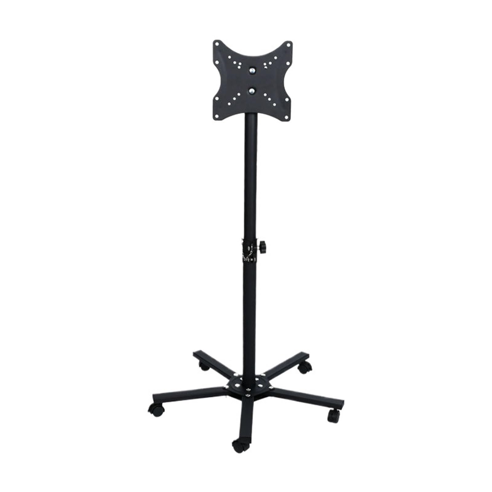Ikpgbzxm Black Floor-Standing Movable Monitor Stand