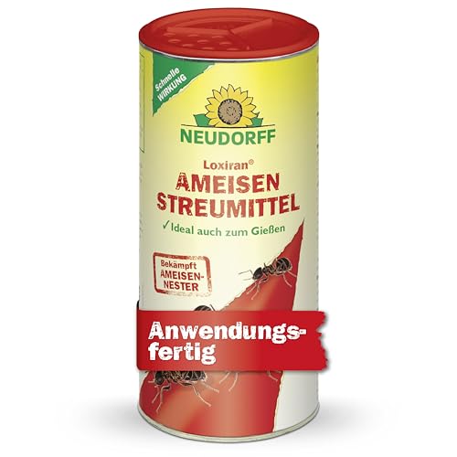 Preisvergleich Produktbild Neudorff Loxiran AmeisenStreumittel - Schnelle Bekämpfung von Ameisen und Ameisennestern rund ums Haus, Ködergranulat zum Streuen oder Gießen, 500g, bunt