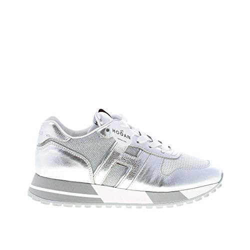 Hogan Donna H383 Sneaker in Pelle e Tessuto