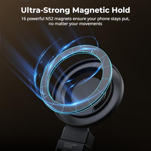 Image of SMALLRIG Desktop Clamp Magic Arm Kit for MagSafe for iPhone, 55cm / 21.6 inch | Two-Stage Adjustable Flexible Arm with Secure Grip for Smartphone, Webcam, Action Cameras - 5626