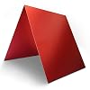 5 Red Anodized Sheets 200x200x0.5mm - Laser Engravable Metal Plates for Construction and Industrial Marking 300X300X0.5mm