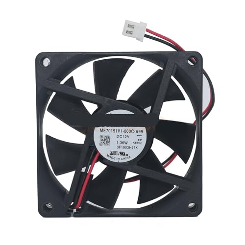 RHFYBSQA Ventilador de refrigeración ME70151V1-000C-A99 de 70 x 70 x 15 mm, 12 V CC, 1,36 W