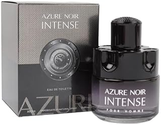AZURE NOIR INTENSE Cologne Eau de Toilette Fragrance for Men 3.4oz/100ml, Natural Spray, Long Lasting