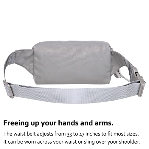 Image of 521s Small Fanny Pack Fashion Waist Bag Cute for Women, Silver