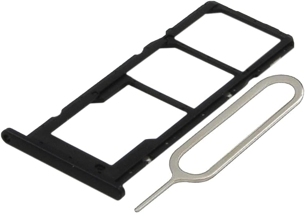 MMOBIEL Reemplazo de soporte de bandeja de ranura para tarjeta SIM dual compatible con Samsung Galaxy A02s 2021 - Incluye pin SIM - Negro MMOBIEL Reemplazo de soporte de bandeja de ranura para tarjeta SIM dual compatible con Samsung Galaxy A02s 2021 - Incluye pin SIM - Negro