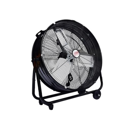 ZKALQECNF Ventilador de Suelo Ventilador eléctrico Industrial Ventilador eléctrico Grande móvil Fábrica Taller Almacén Ventilador eléctrico de pie Ventilador Industrial Suelo(30 Inch)