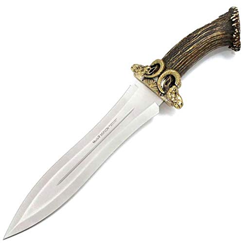 CUCHILLERIAALBACETE Muela Jagdmesser MOUFLON-26L mit Schärfstein als Geschenk