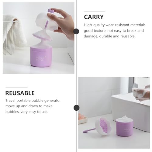 DEARMAMY Máquina de espuma para lavagem facial, de espuma facial, máquina de espuma de marshmallow,