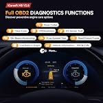 iCarsoft MB V2.0 fit for Mercedes Benz/Sprinter/Smart, Full Systems Diagnostic Tool, OBD2 Scanner with 8 Resets/Live Data/Battery Test/Module Info, Lifetime F-Ree Update