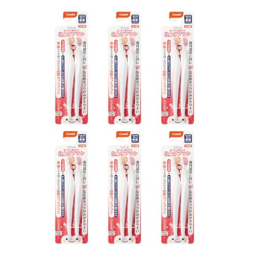 【24年発売】 コンビ テテオ はじめて歯みがき 仕上げみがき用 しっかり毛先 2本入り 6個セット【Amazon.co.jp限定】