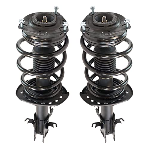 Image of TRQ Front Strut and Spring Assembly Set 2 Piece | For 2015-2018 Chevrolet City Express 2013-2020 Nissan NV200