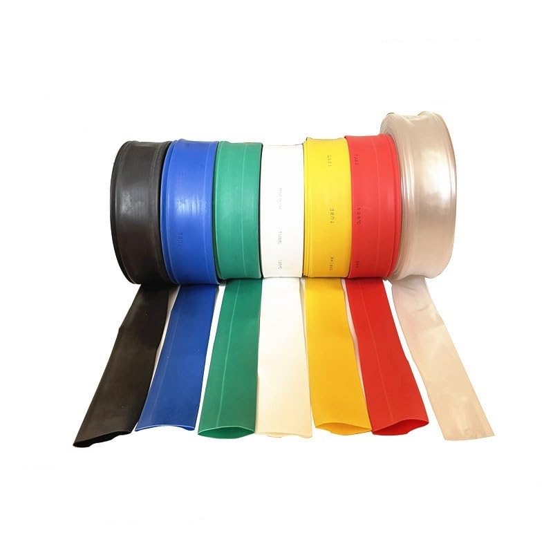 Kabelschlauch,Kabelschutz,Kabelschutzschlauch 2:1 Schrumpfschlauch 1 Meter Schrumpfschlauch Verbinder Wickeldraht Reparaturschlauch Kabelhülse (Color : real red, Size : 40 mm)