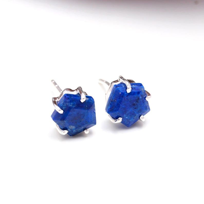 Puces d'oreilles lapis-lazuli, un cadeau d'anniversaire mémorable - 2