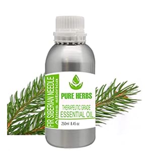 Pure Herbs FIR Siberische Nedlle (Abies SIBERICA) Pure & Natuurlijke Therapeutische Grade Essentiële Olie 250ml