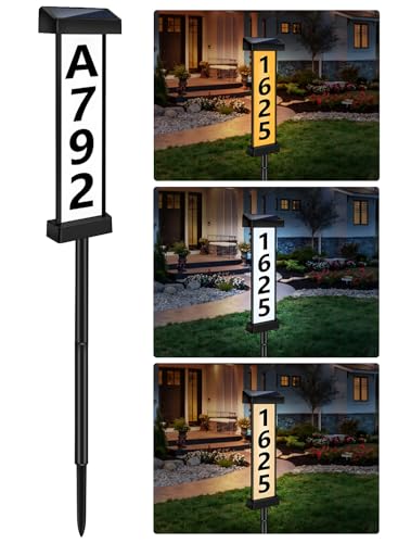 DBF Solar Fence Lights Outdoor Waterproof Deck Decorative LED Landscape Lighting Solar...